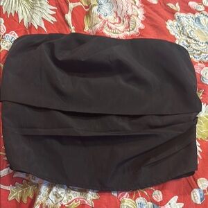 Black Strapless Top